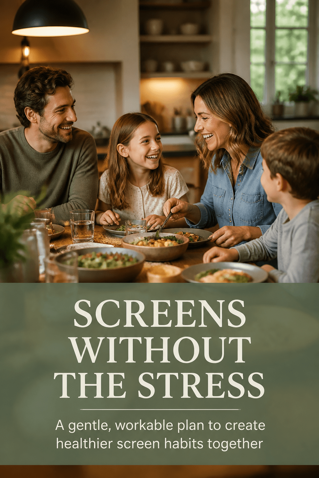 Screens Without The Stress - A gentle guide to healthier habits, calmer evenings, and better sleep. - PDF Guide Universe